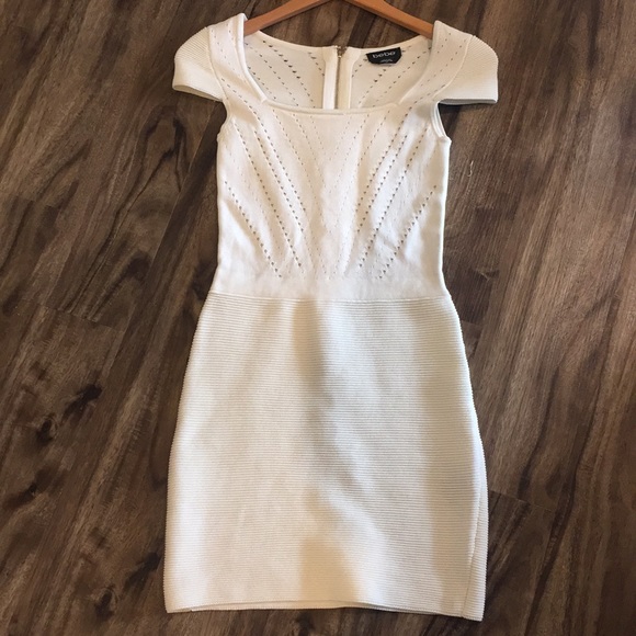 Cream BEBE knit dress - Picture 7 of 16